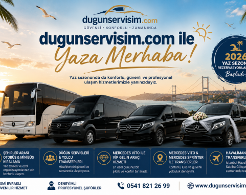 YAZA BİZİMLE MERHABA DE ! DUGUNSERVİSİM.COM
