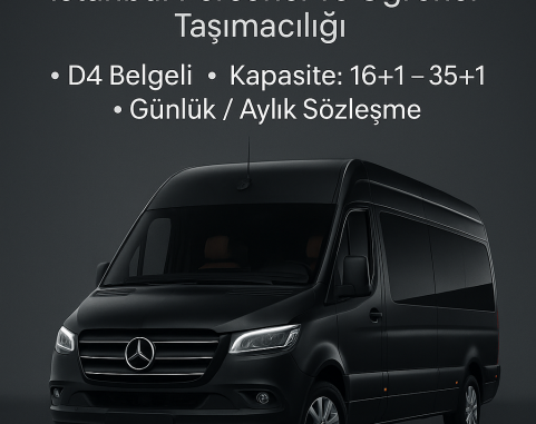 SERVİS ARACI KİRALAMA – İstanbul Personel ve Öğrenci Taşımacılığı Hizmeti
