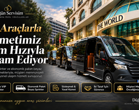 VIP Araçlarla Hizmetimiz Tüm Hızıyla Devam Ediyor