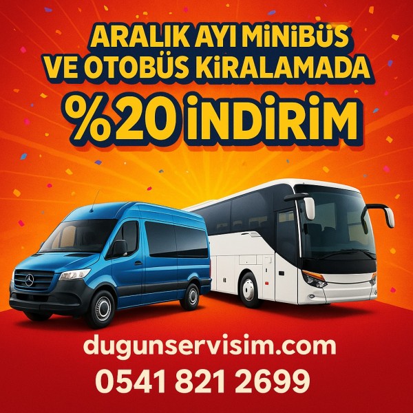 Düğün Servisi Kirala - Özel Günler için Servis, Minibüs, Otobüs Kiralama