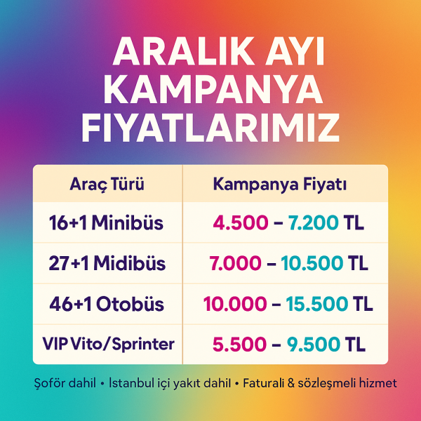 Düğün Servisi Kirala - Özel Günler için Servis, Minibüs, Otobüs Kiralama