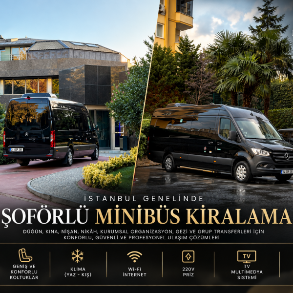 İstanbul’da 16+1 Şoförlü Minibüs Kiralama