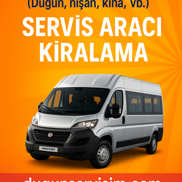 Düğün Servisi Kirala - Özel Günler için Servis, Minibüs, Otobüs Kiralama